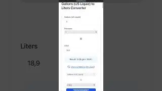 Gallons (US Liquid) to Liters Converter - VertoUnit.com