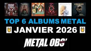 TOP 6 Albums Janvier 2026: 1/KREATOR 2/THERION 3/IT IT ANITA 4/KOMODOR 5/MEGADETH 6/BEYOND THE BLACK