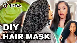 Я попробовала маску для глубокого кондиционирования волос Cardi B, вдохновлённую TikTok | Bri Hall