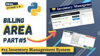 🔥#12 How to Create Inventory Management System with Database in Python | 0 to Hero Course | Billing🔥