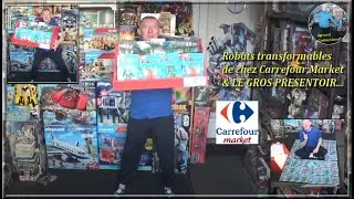 Robots transformables de chez Carrefour Market