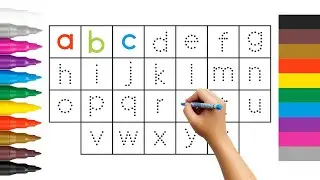 Fun ABC Song & Dotted Line Tracing markers for Kids