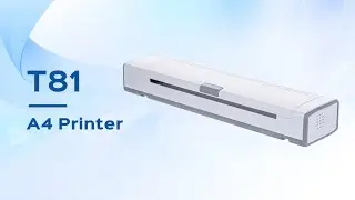 Xprinter T81, a latest and smart portable A4 thermal printer