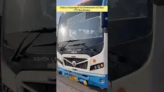 CTU AC BUS EXPERIENCE FROM DELHI TO CHANDIGARH #ctu #busvlogs #ytminivlog