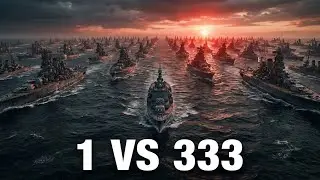 Can 13 Ships Survive 333?  (Historical Battle Simulation)