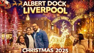 Albert Dock, Liverpool Christmas Lights Tour | Beautiful Lights and Winter Vibes 🎄🥰❄️