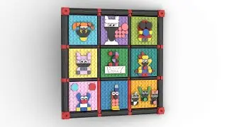 LEGO Poppy Playtime 3 Building brick sketch minifigures of Every NEW Character