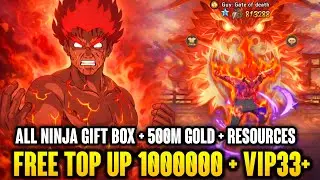 BIG UPDATE TEMPLE OF SHADOW SAGA - FREE TOP UP 1.M , ALL NINJA GIFT BOX , RESOURCES