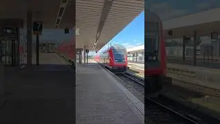 RE3️⃣➡️Friedrichshafen in Basel Bad Bf Schweiz🇨🇭#deutschebahn #dbregio #trainspotting #zug #shorts
