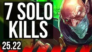 SINGED vs MORDEKAISER (TOP) | 7 solo kills, 11/4/9 | EUW Master | 25.22