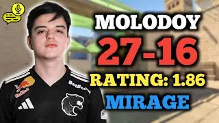 MOLODOY (27-16) RT: 1.86 | EU FACEIT (MIRAGE) +VOICE | CS2 POV