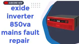 Exide inverter 850va mains charging fault repairing #youtubevideo #inverter #exid #luminous