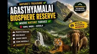 🌿Agasthyamalai Biosphere: The Sacred Wilderness |தமிழகத்தின் முதல் புலிகள் காப்பகம் #wildlife #tiger
