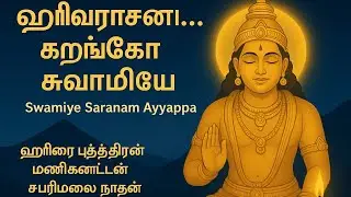 மணிகண்டன் உறங்கும் பாடல் (புதிய தமிழ் ஹரிவராசனம்) Ayyappan Temple songs enjoy people