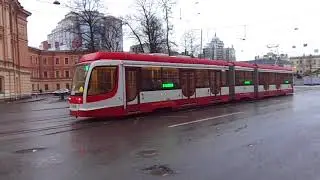 Новинка! Трамвай Санкт-Петербурга 8-14: 71-623-03.01 (УКВЗ) б.3713 по №6 (04.01.18)