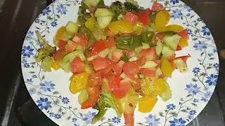 Healthy capsicum salad 🥗 recipe 