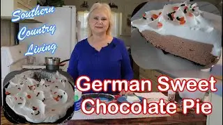 German Sweet Chocolate Pie  --  Frozen Dessert