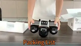 SC30 4G V380 PRO Three Lens Security Camera Outdoor