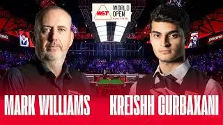 Mark Williams vs Kreishh Gurbaxani | Full Match | World Open Qualifiers 2026