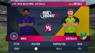 real cricket 22 || India vs Australia T20 highlights ||rc22 gameplay