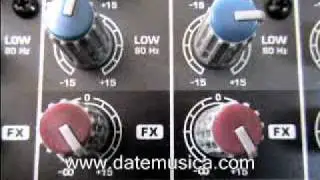 Consola Behringer Xenyx 802 - Clases Online en Datemusica.com
