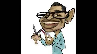 2D caricature by Artist Philip (Indian caricature artist) #caricature #digitalart