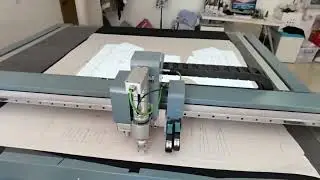 high quality fabric cnc digital cutter clothing cut parts round knife oscillation knife cutter