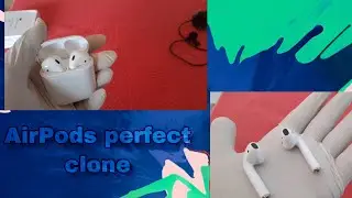 Perfect clone of AirPods || white and black || unboxing ||