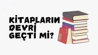 Kitaba ihtiya&ccedil; kalmadı mı