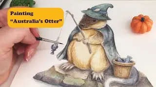 Australia's Otter | Painting a witchy Rakali - Australian Water Rat PLUS life updates