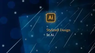 Vector Background Design | Circle Pattern With Stars | Adobe Illustrator