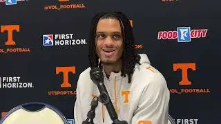 Tennessee WR Chris Brazzell Talks Fun Game Against Kentucky, Trio of Monster Receivers