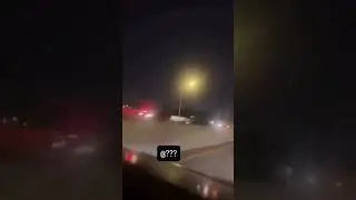 License cutting up on the wrong side of the road to escape the cops