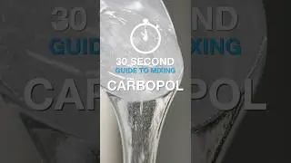 30-Second Guide to Mixing Carbopol (Carbomer) #gel #mixing #chemistry #science #manufacturing