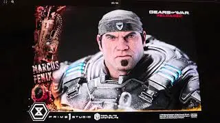 Prime one gears of war Marcus Fenix 1/3 scale statue preview