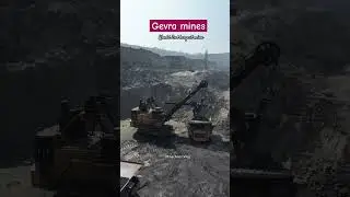 GEVRA MINES world largest 2nd coal mining #coalindia #miningequipment #mineral #cg #coalmining