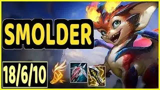 SMOLDER VS TWITCH - 18/6/10 KDA ADC GAMEPLAY