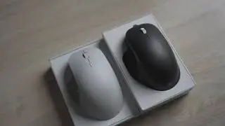 MICROSOFT Ergonomic mouse (wireless/wired) Unboxing ASMR