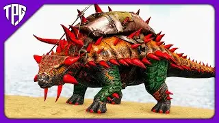 Taming X Ankylosaurus - ARK OMEGA Mod Tamil [EP6]