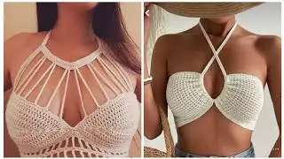 &ldquo;Mini Crochet Blouse Pattern | Bold & Trendy Summer Look.Blouse Design Chic, Mini & Totally Viral!