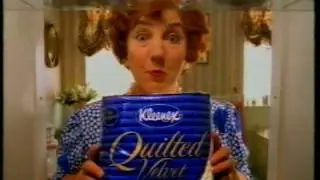 Kleenex Quilted Velvet (toilet roll) advert 1998