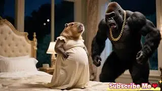 The SHOCKING Reveal! 🤯#Capybara #CapybaraDrama #PaternityTest #Gorilla #FunnyAnimals #AnimalMemes
