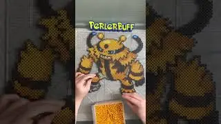 #466 Shiny Electivire - Pok&eacute;mon Perler Bead Timelapse