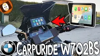 J'AJOUTE LE CARPLAY SUR MA MOTO ! (Carpuride W702BS)