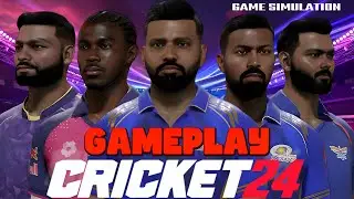 IPL LIVE Now | Cricket 24 Gameplay – Big Partnerships & Last-Ball Finish!