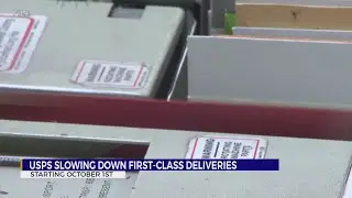 US Postal Service to slow some mail deliveries in October