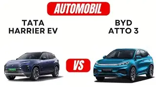 Tata Harrier EV vs BYD Atto 3 Comparison | Automobil