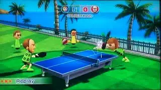 Wii Sports Resort Series: Table Tennis Match (Iris vs Ian)