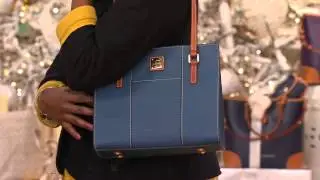 Dooney & Bourke Pebble Leather Charlotte Bag with Jayne Brown