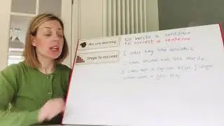 Read Write Inc - hold a sentence and proofread